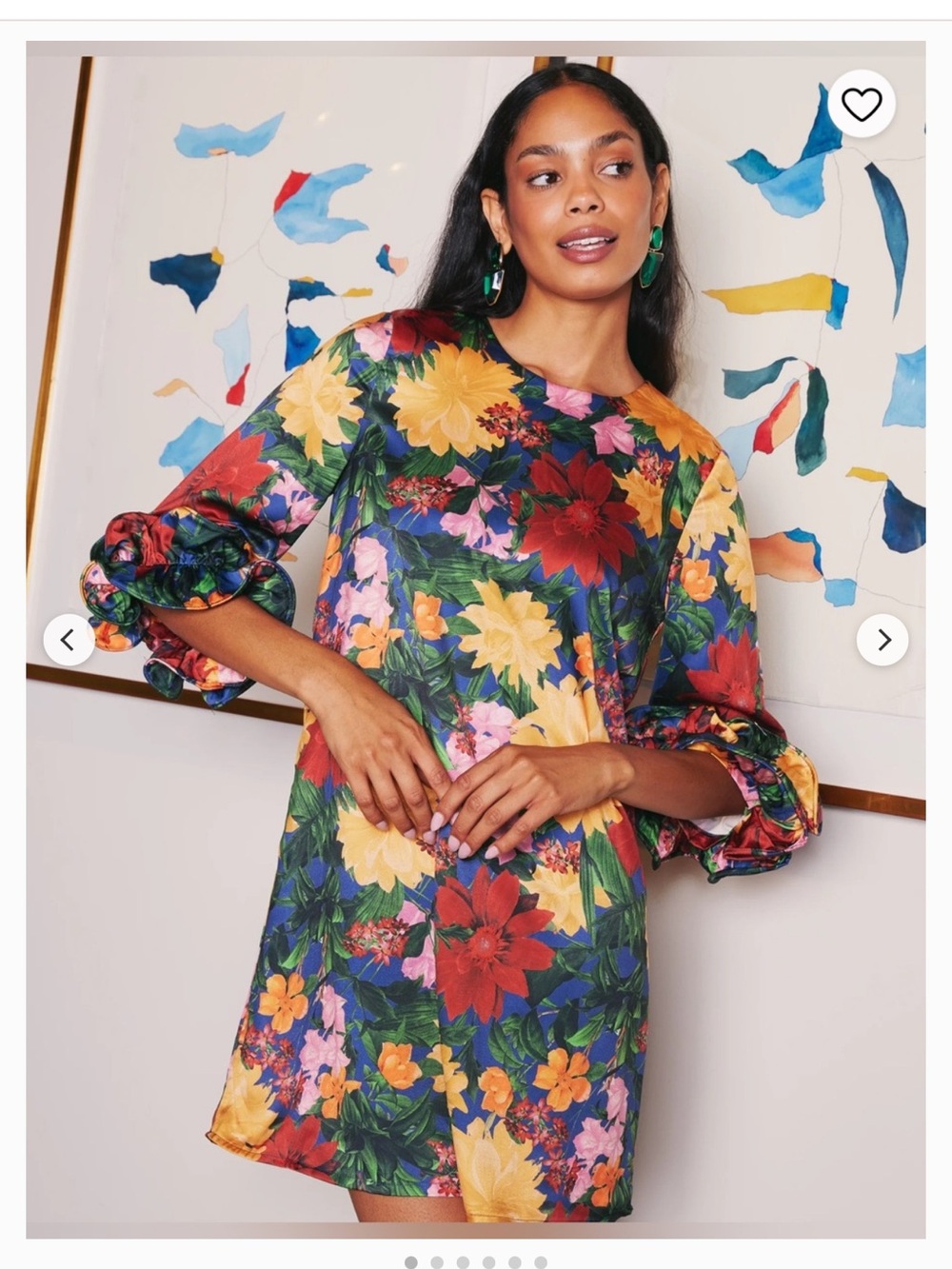 NWT ABBEY GLASS Bronwyn Dress Bloom Floral